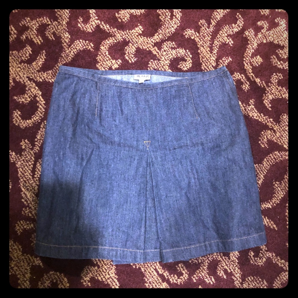 👉DOLCE & GABBANA J&ANS BLUE JEAN MINI SKIRT